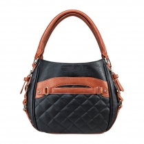 Quilted Hobo Medium - Black w/
