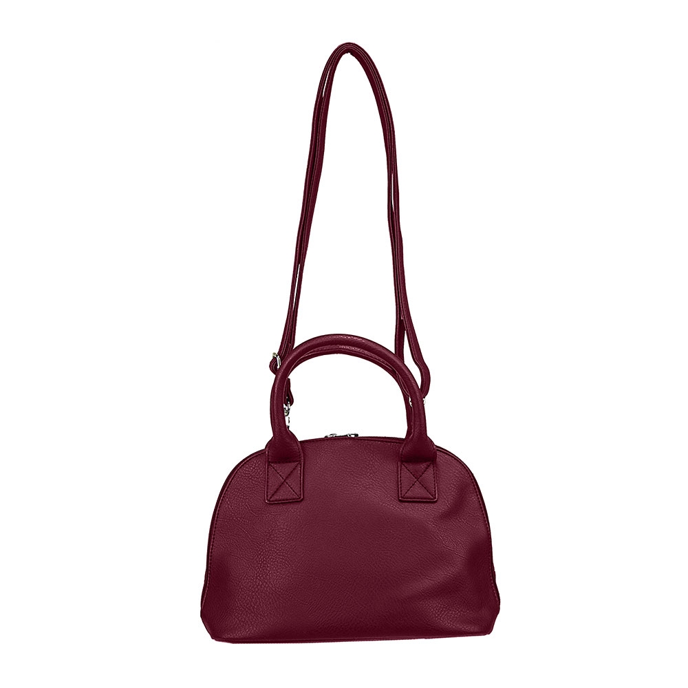 Small Dome Crossbody Bag- Red
