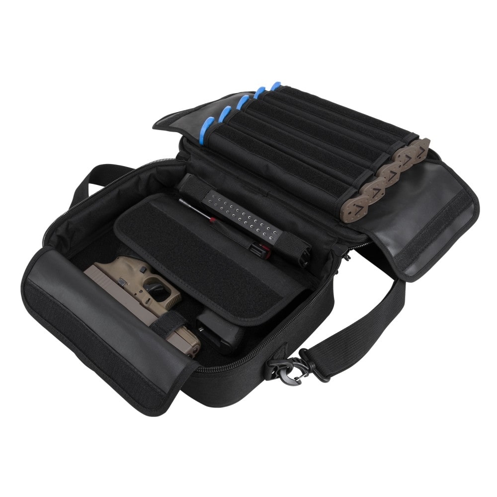 VISM CV2904R RED Pistol Case Range Bag Insert Heavy Duty Padding Double Zipper 
