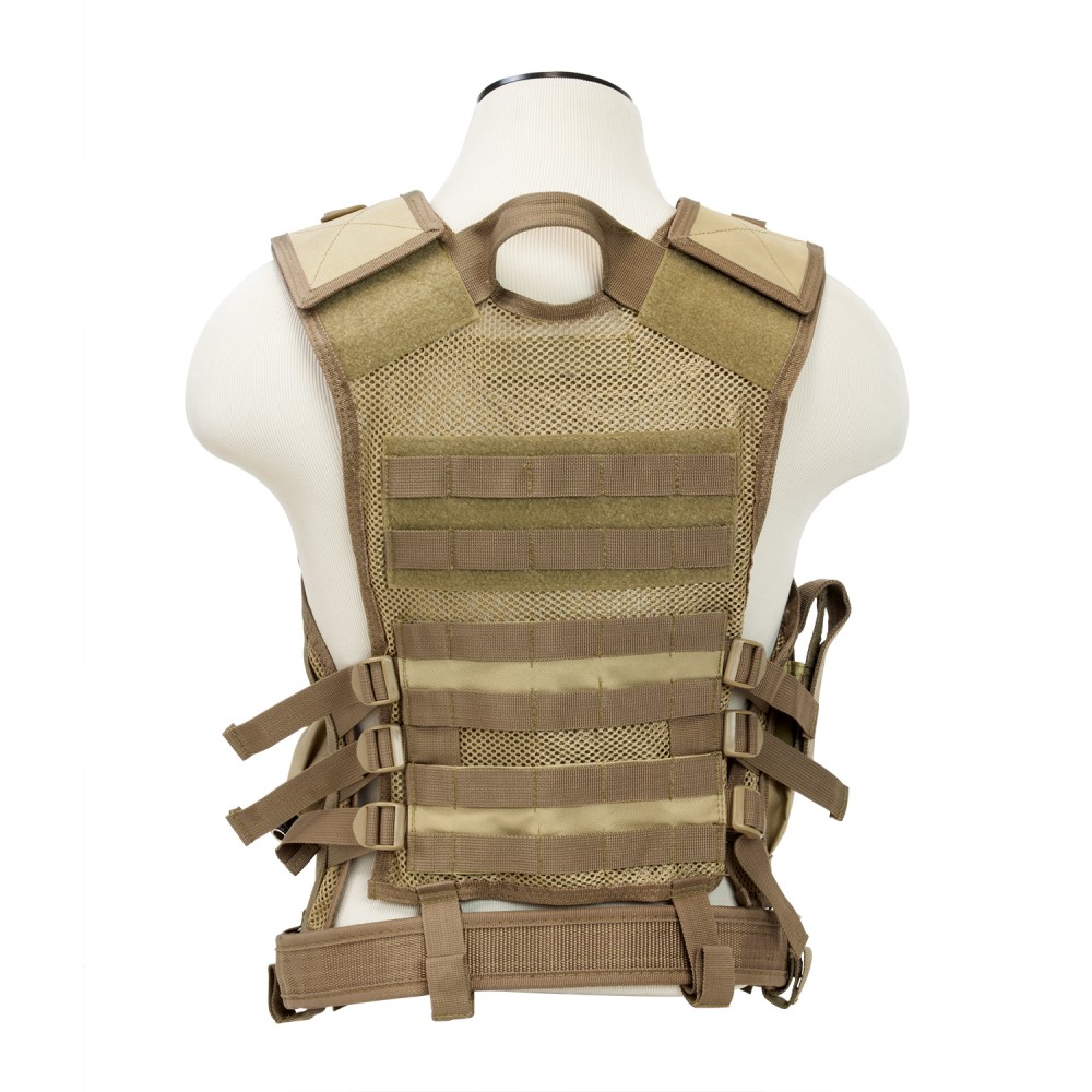 Tactical Vest/MED-2XL//Tan