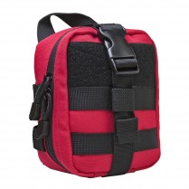 Small EMT Pouch/Red w/Blk trim