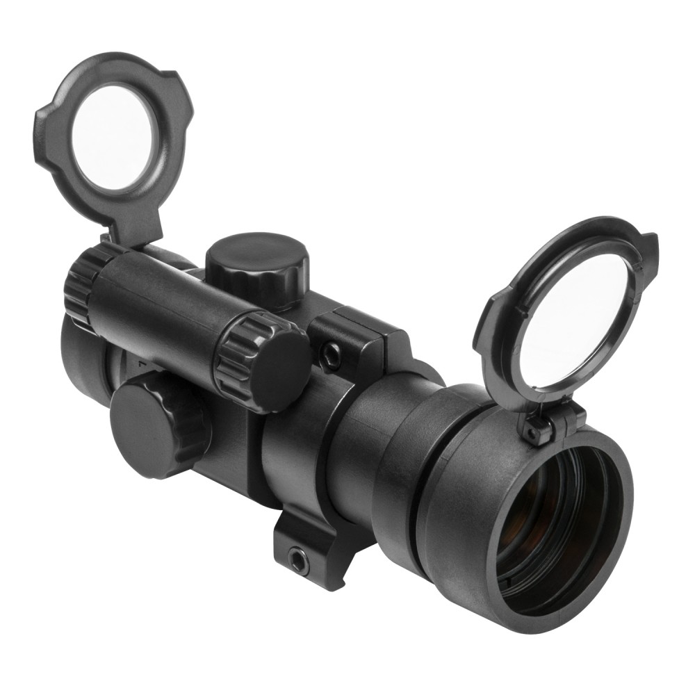 New DP130 Black NcStar Red Dot Sight with Weaver Rail Mount 