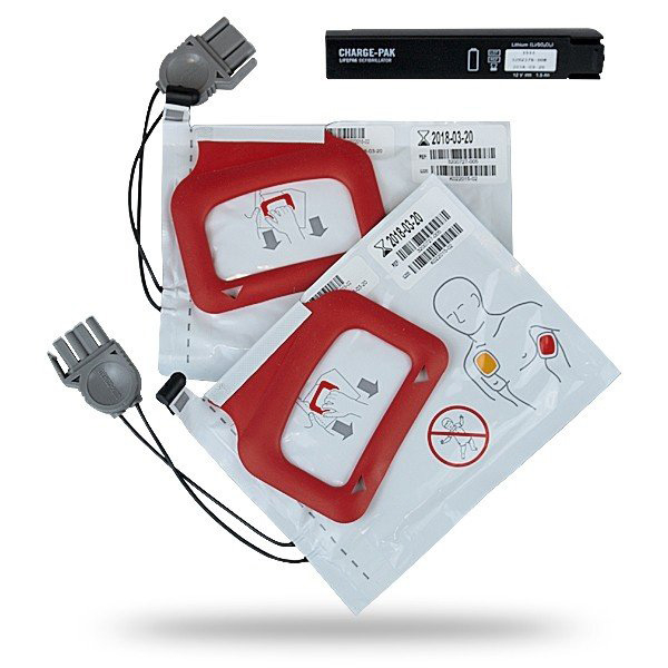 PhysioControl LIFEPAK CR® Plus/EXPRESS CHARGEPAK™ with 2 Sets of Electrode Pads WorldPoint®