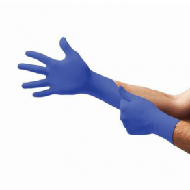 Microflex High Five Textured Nitrile Exam Gloves, Powder-Free - Purple - Small