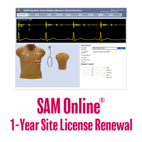 Cardionics SAM On-Line Renewal, 1 year