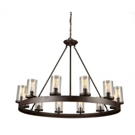 Champ Artcraft Lighting AC11085 Transitional Four Light Pendant from Marlborough Collection in Gold 16.00 inches,9.50x16.00x10.80 Gld Leaf Finish 