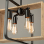 PERRIS 4 LT PENDANT - RATTAN