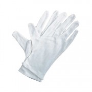 Art Alternatives Soft White Cotton Gloves 4 Pack