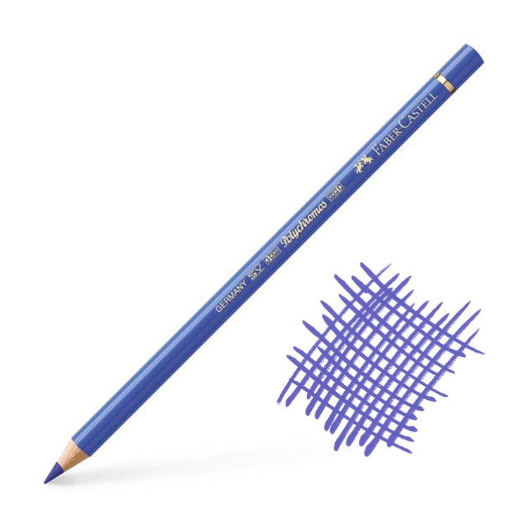 Карандаш цветной профессиональный faber-castell polychromos светоустойчивый заточ ультрамарин (120),110120 (4005401101208)