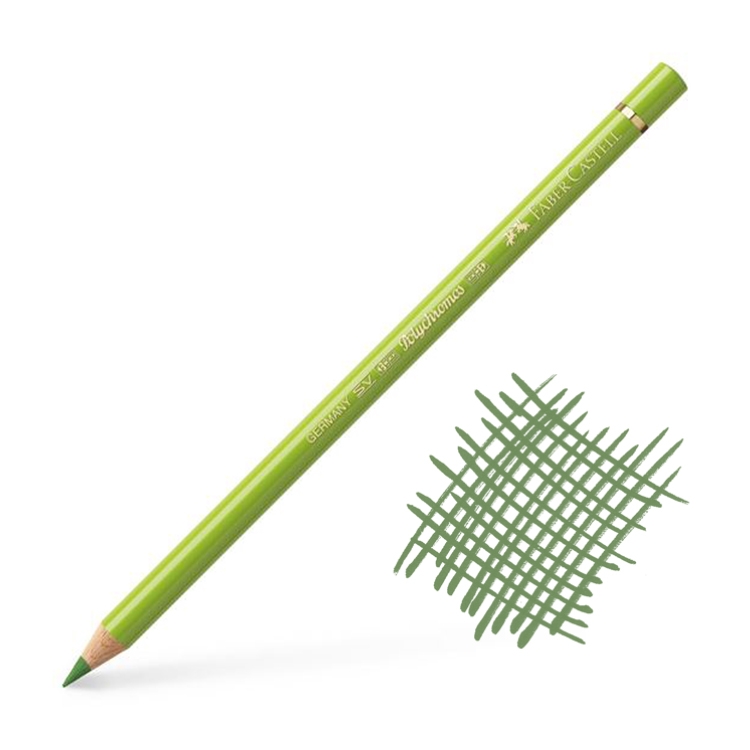 Карандаш цветной профессиональный faber-castell polychromos светоустойчивый заточ майская зел (170),110170 (4005401101703)