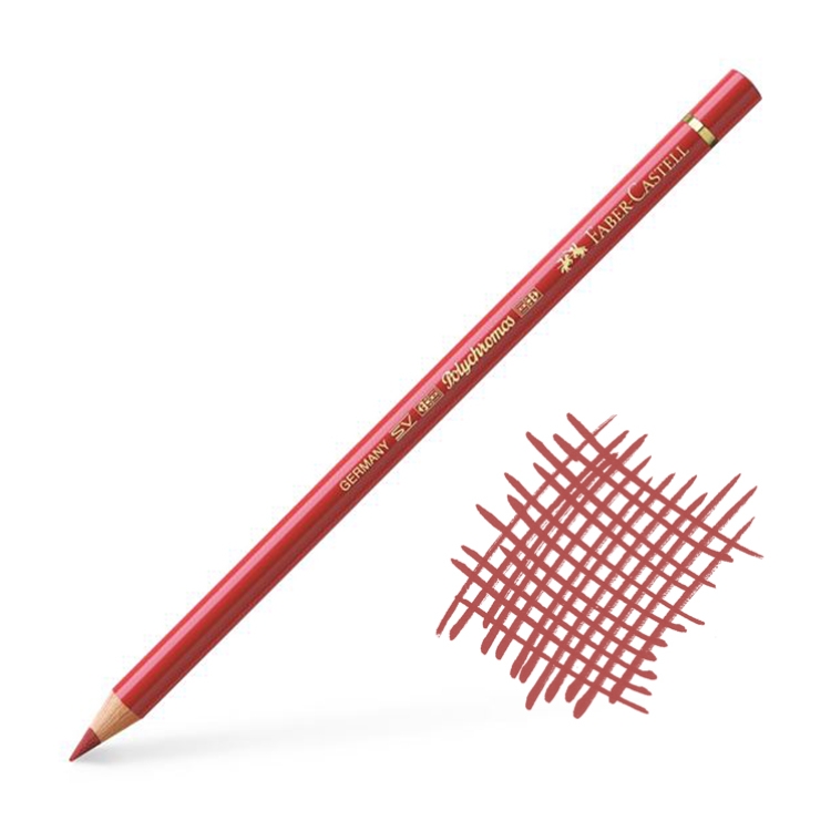Карандаш цветной профессиональный faber-castell polychromos светоустойчивый заточ красн помпеи (191),110191 (4005401101918)