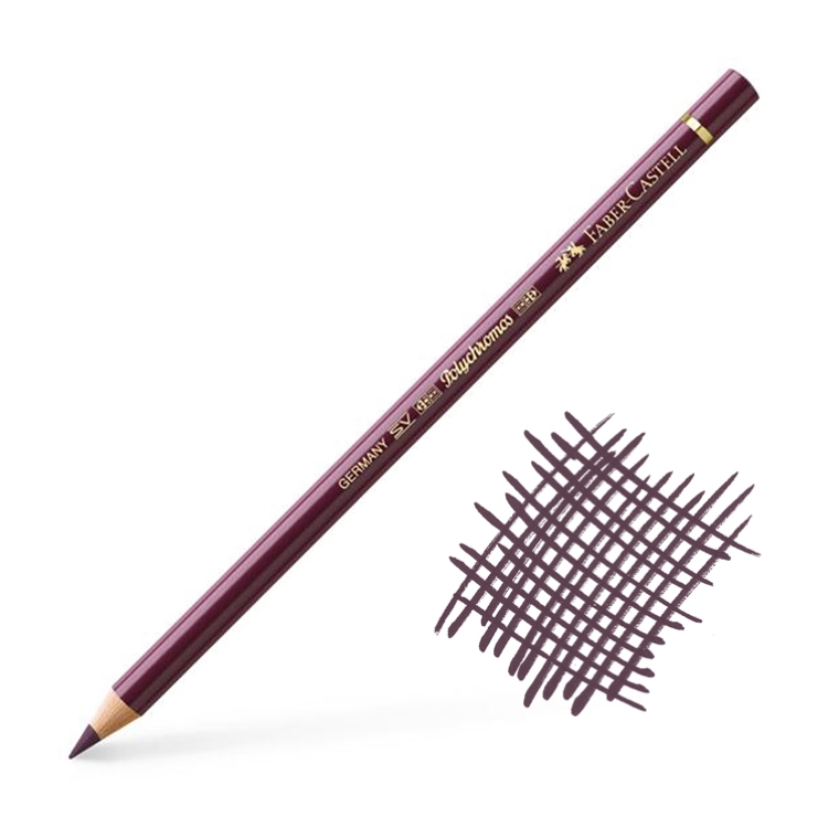 Карандаш цветной профессиональный faber-castell polychromos светоустойчивый заточ крас-фиол (194),110194 (4005401101949)