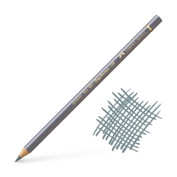Карандаш цветной профессиональный faber-castell polychromos светоустойчивый заточ холод.серый iv (233),110233 (4005401102335)