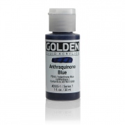 Golden Fluid Acrylic Anthraquinone Blue 1oz
