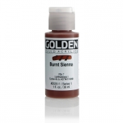 Golden Fluid Acrylic Burnt Sienna 1oz