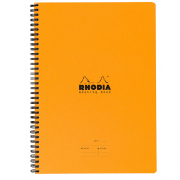 Rhodia Meeting Book A4 9 x 11-3/4 Spiral Orange
