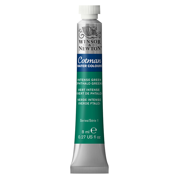 Winsor Newton Cotman Watercolor Phthalo Green 8ml Art Materials Online