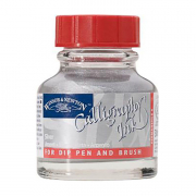 Winsor & Newton Calligraphy Dipping Pen Ink Silver 30ml