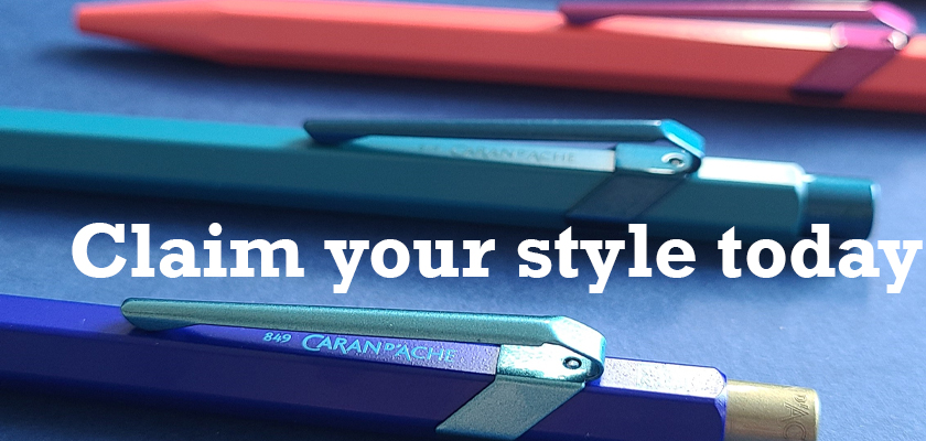 claim your style today with caran d'ache limited edition fine ballpoint pens