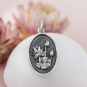 Silver Waterlily Charm - July Birthflower