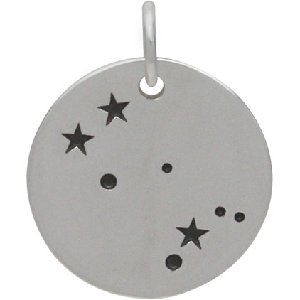Silver Plated Bronze Constellation Charms