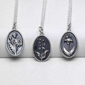 Sterling Silver Birthflower Necklace Express Order Form