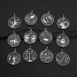 Sterling Silver 12 Zodiac Charms