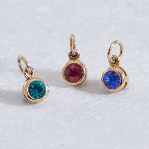 Bronze Birthstone Charms