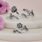 Nina Designs Birth flower rings