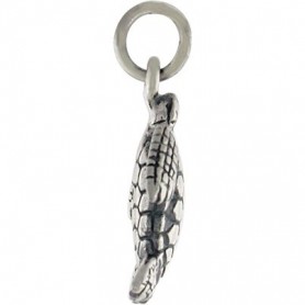  Sterling Silver Sea Turtle Charm - Beach Charm 18x12mm