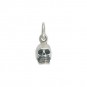 Sterling Silver Skull Charm - Mini 13x5mm