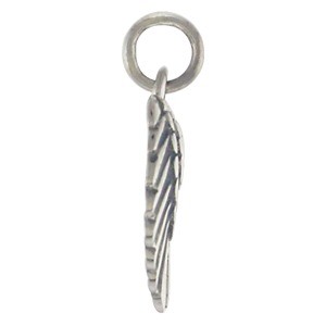 Sterling Silver Double Wing Charm 18x12mm