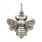 Sterling Silver Bee Pendant 20x18mm