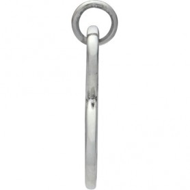 Sterling Silver Infinity Snake Charm 21x10mm