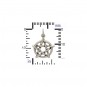 Sterling Silver Pentagram Charm 20x15mm