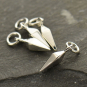 Sterling Silver Spike Charm - Small 15x3mm