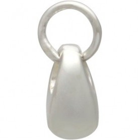  Sterling Silver Nugget Charm 13x7mm