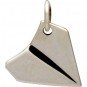 Sterling Silver Paper Airplane Charm 15x11mm