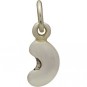 Sterling Silver Bean Charm - Food Charm - Tiny 14x5mm