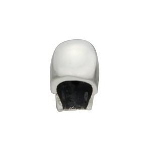  Sterling Silver Beads - Mini Skull 6x4mm