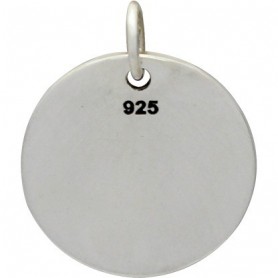 Sterling Silver Zodiac Charms - Constellation Libra 18x15mm