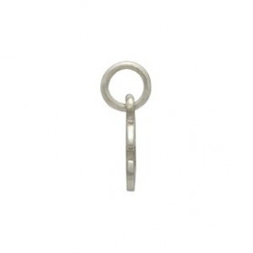 Sterling Silver Om Charm - Tiny 13x7mm