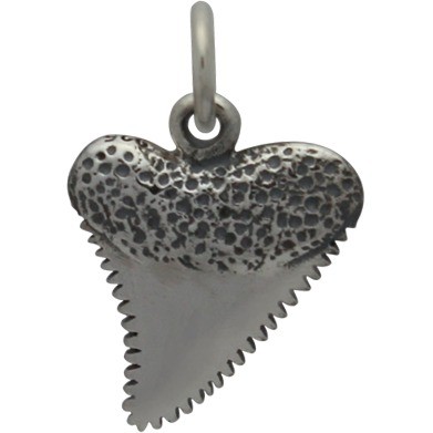 Shark Tooth Symbol of Protection Beach Dangle Charm for European Bead Bracelets