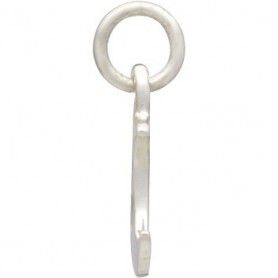 Sterling Silver Crescent Moon Charm - Tiny 14x7mm