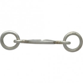 Sterling Silver Heart Cutout Charm Link 10x14mm