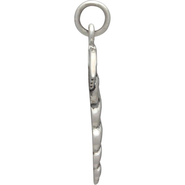 Sterling Silver Medical Staff Charm 26x16mm