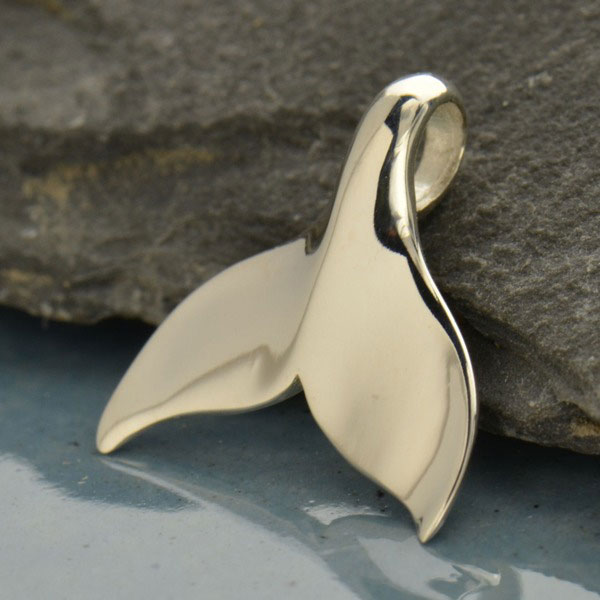 Charms for Bracelets and Necklaces Whale Tail Charm 