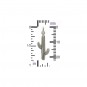 Sterling Silver Cactus Charm 24x8mm