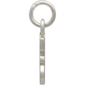 Sterling Silver Unicorn Charm - Flat 15x14mm