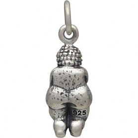 Sterling Silver Venus of Willendorf Charm 19x6mm